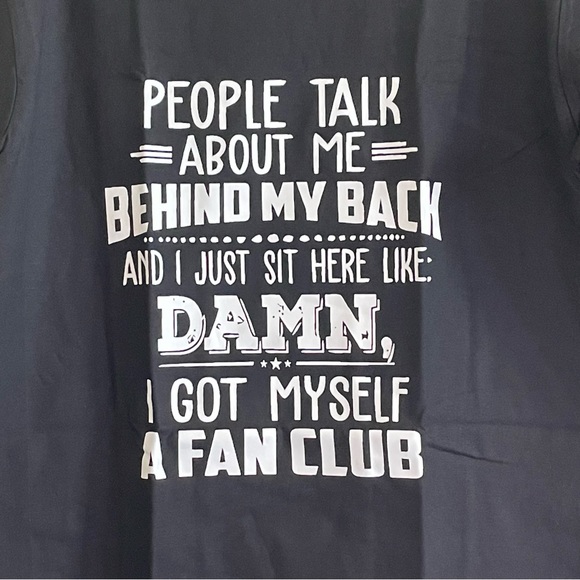 Funny sarcastic black and white graphics shirt sleeve t-shirt - Picture 5 of 5